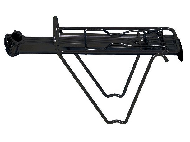 Багажник для велосипеда Bor yueh by-348qc, консольный, на эксцентрике, алюминий, с боковыми дугами, с пружиной, чёрный