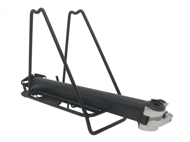 Багажник для велосипеда Bor yueh by-348qc, консольный, на эксцентрике, алюминий, с боковыми дугами, с пружиной, чёрный