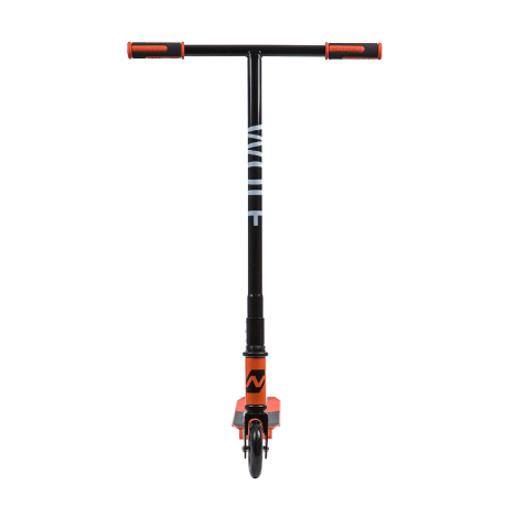 Самокат для детей NOVATRACK WOLF"20,черно-оранжевый