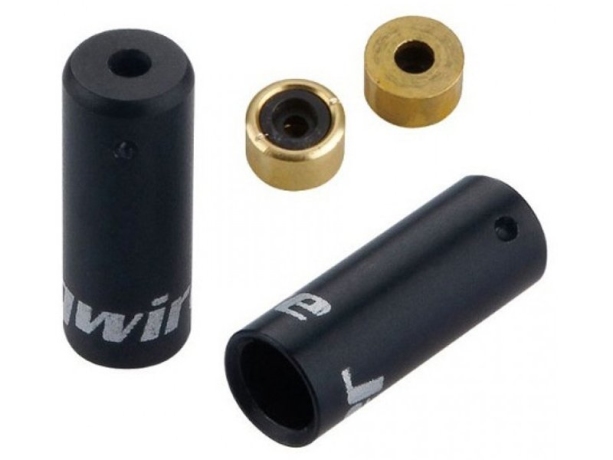 Jagwire наконечник оболочки троса переключателя 4мм с резиновым уплотнением. чёрный. 50шт