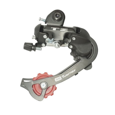 Переключатель задний HG-62A дискретный на 8 ск., длинная лапка (84мм), ёмкость 39T, крепление на петух, сталь/пластик, без упаковки