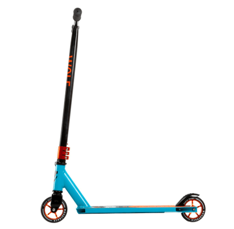 Самокат для детей NOVATRACK WOLF EL, черно-синий