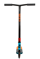 Самокат для детей NOVATRACK WOLF EL, черно-синий