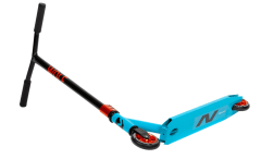 Самокат для детей NOVATRACK WOLF EL, черно-синий