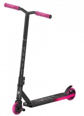 Самокат трюковый Haevner KRAFT BLACK EDITION черный/розовый