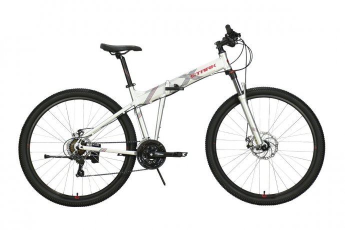 Велосипед Stark'21 Cobra 29.2 D серебристый/красный 20"