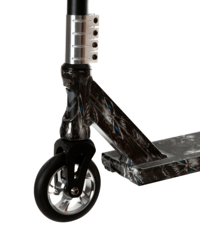 Самокат NOVATRACK PIXEL PRO BL, "черепа"