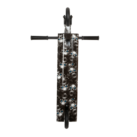 Самокат NOVATRACK PIXEL PRO BL, "черепа"