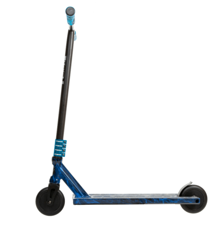 Самокат NOVATRACK PIXEL PRO BL, синий "молнии"