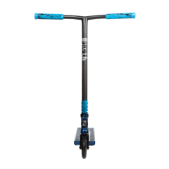 Самокат NOVATRACK PIXEL PRO BL, синий &quot;молнии&quot;