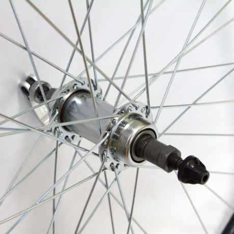 Заднее колесо 26", обод двойной алюминиевый