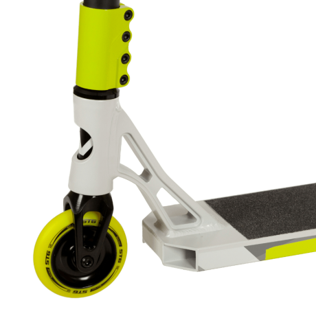 Самокат NOVATRACK PIXEL"70, лимонно-серый