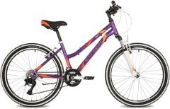 Велосипед STINGER 24 LAGUNA фиолетовый, алюминий, размер 12