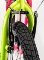 Самокат Yedoo City New, Малиновый/зелёный