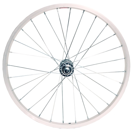Переднее колесо 20", обод одинарный алюминиевый