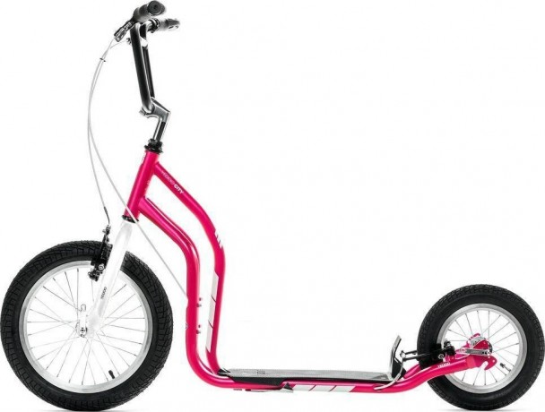 Самокат Yedoo City New, Малиновый/белый