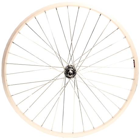 Переднее колесо 24", обод одинарный алюминиевый