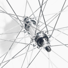 v_15507_1.240 Velosipednie kolesa v sbore kypit v Moskve v internet-magazine «VELOSTANOK» Velosipednie kolesa v sbore Переднее колесо 24&quot;, обод одинарный алюминиевый