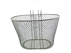 2045_0.240 Velobagajniki - kypit velobagajnik v Moskve v internet-magazine «VELOSTANOK» velobagajniki Корзина для велосипеда ao-1h передняя с крючками. размер: 370 х 260 х 245мм. цвет: чёрный