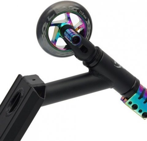 Самокат трюковый Haevner KLINGER черный-неохром