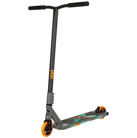 Самокат NOVATRACK PIXEL"80, серый