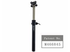 Tmars штырь подседельный sd-419s телескопический: d:31.6 х 400мм, ход 90мм , al6066, чёрный