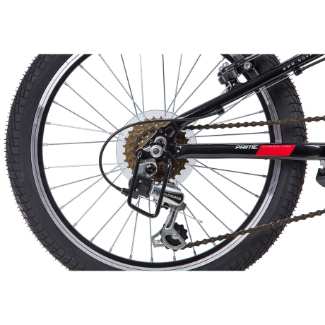 Велосипед NOVATRACK 20", PRIME, чёрный, алюминий