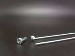 Велосипедные спицы TBS оцинкованные 14gx256мм с ниппелями 1/2&quot;, 144 шт.