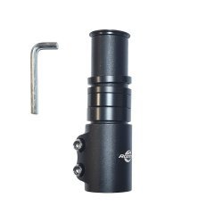 Удлинитель штока вилки, ал.,1 1/8&quot;x124мм чёр., блистер