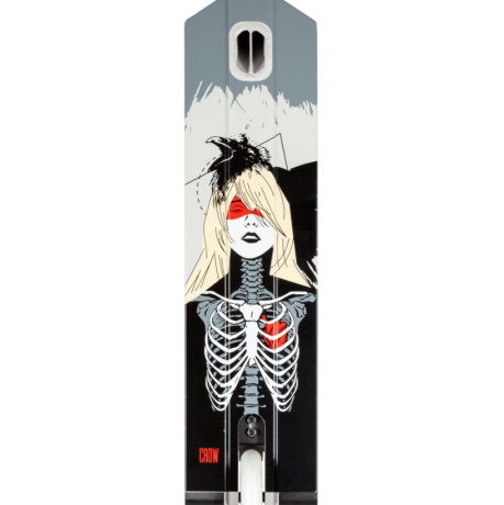 Самокат NOVATRACK PIXEL"100, белый