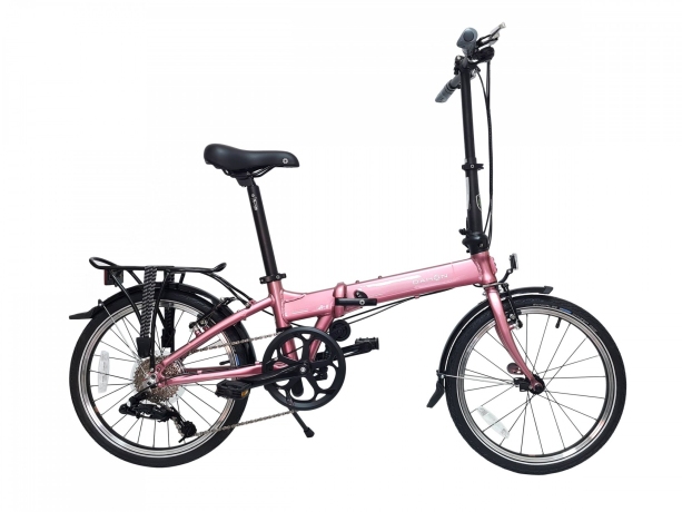 Велосипед DAHON Mariner D8, Purple. Крылья, багажник с резинкой, подножка, насос в подс. штыре, Landing gear