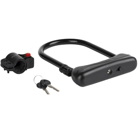 Замок U-типа KLS ALERT PLUS 165мм х 245мм, диаметр скобы 12мм, безопасность 9/10