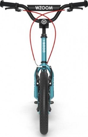 Самокат Yedoo Wzoom New, Тёмный/бирюзовый