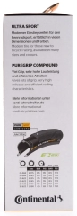Покрышка Continental Ultra Sport III (23-622 700 x 23C) складная, PureGrip Compound – Perfo