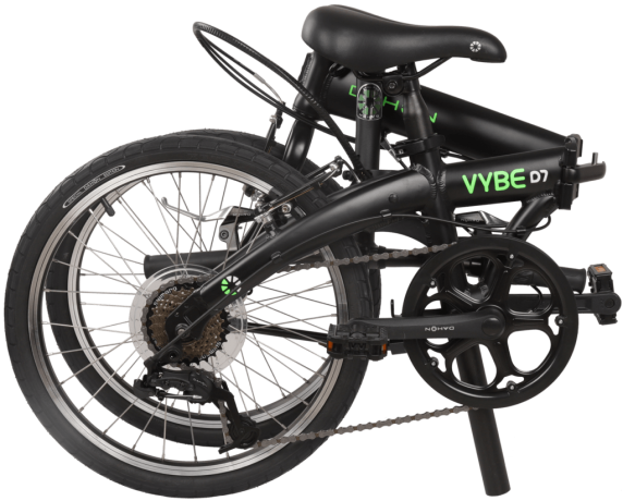 Велосипед Dahon Vybe D7 YS728 черный, складной, колеса 20