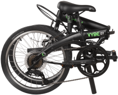 Велосипед Dahon Vybe D7 YS728 черный, складной, колеса 20
