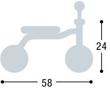 Трехколесный велосипед Puky Fitsch 2514 silver серебристый