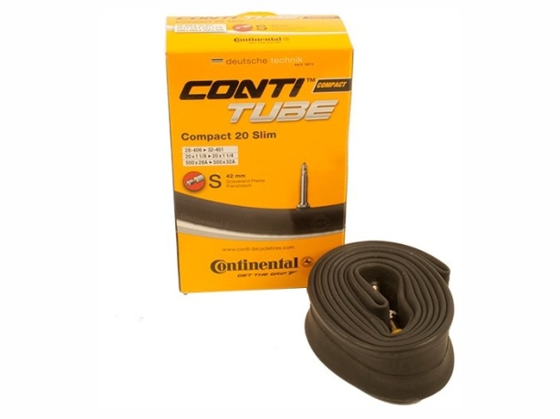 Камера велосипедная Continental compact 20" slim, 28-406 / 32-451, s42