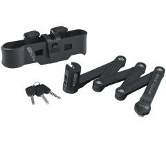 Замок складной KLS TOUGH 50, 780мм черный, безопасность 9/10