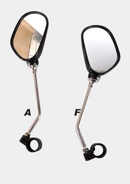 Зеркала, сталь/пластик, левое+правое