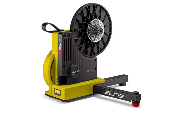 Велостанок Elite JUSTO 2 c прямым приводом (без кассеты) Yellow Limited Edition