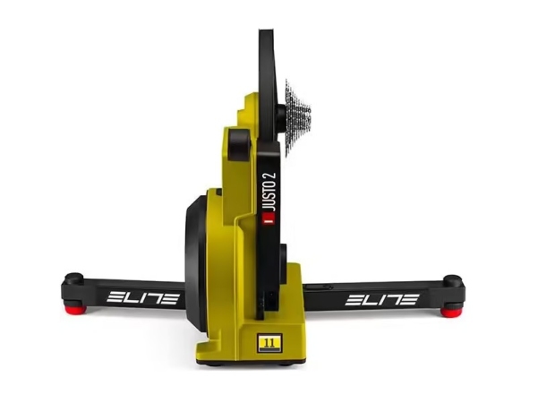 Велостанок Elite JUSTO 2 c прямым приводом (без кассеты) Yellow Limited Edition