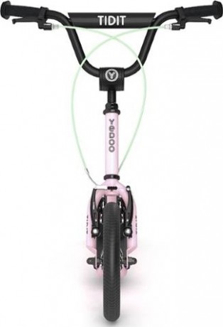 Самокат Yedoo Tidit New, Светлый/розовый