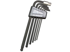 Super b 7715 набор шестигранников 2/2.5/3/4/5/6/8мм в кассете