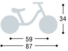 Беговел Puky LR 1 EVA 4014 red красный