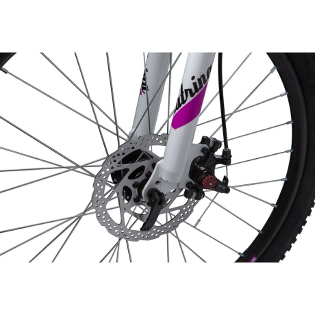 Велосипед NOVATRACK 24" KATRINA, алюминиевая рама 12" белый