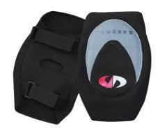 Защита коленей мягкая. цвет: черный. комплект из 2 штук.