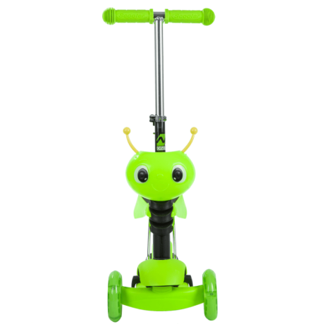 Самокат Novatrack Disco-kids Saddle для детей, зеленый