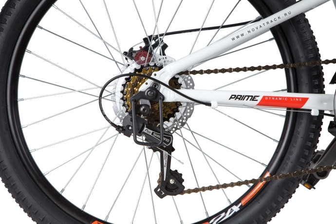 Велосипед NOVATRACK 24" PRIME алюминиевая рама 11", белый