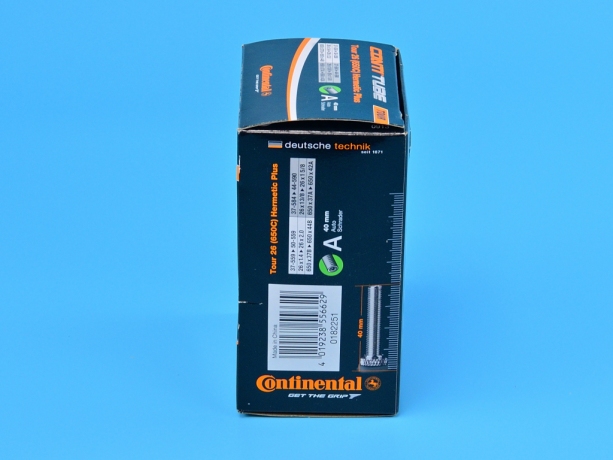 Камера велосипедная Continental tour 26" hermetic plus, 37-559 / 47-597, a40